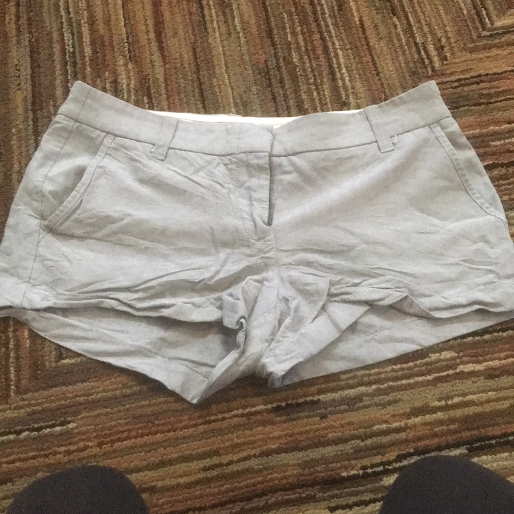 J crew chino shorts size 6 gray